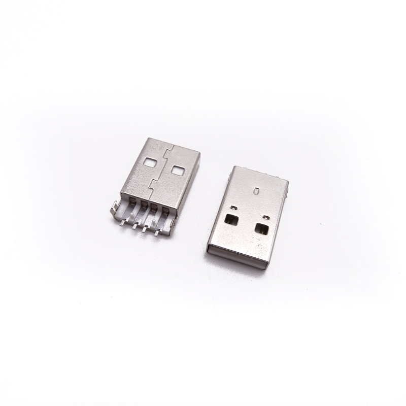 UB-A-2.0-4-E-MM-W-14.75-0 (USB2.0 / 公頭 / 沉板 / 白膠)