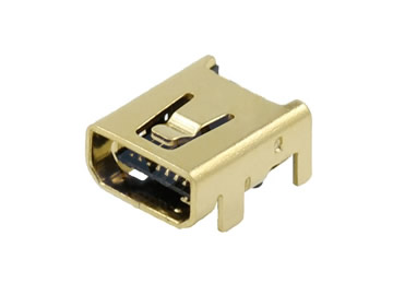MSUB-B-8-MM-0-PG5.28-4P-G (MINI USB 母座8P / PG5.28 / 定位4腳/ 鍍金 )